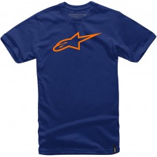 ALPINESTARS (CASUALS) 1032720307032L Ageless T-Shirt - Navy/Orange - Large 3030-18661