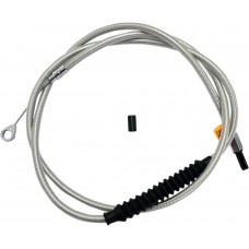 LA CHOPPERS LA-8010C16 Stainless Steel Braided Clutch Cable 15" - 17" Ape Hanger Handlebars 0652-1631