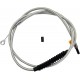 LA CHOPPERS LA-8010C13 Stainless Steel Braided Clutch Cable For 12" - 14" Ape Hanger Handlebars 0652-1629