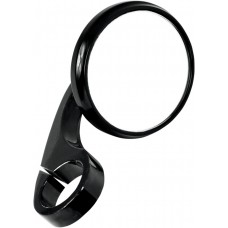 TODD'S CYCLE MIRROR SHOOTER 1.25 BLK 0640-0751