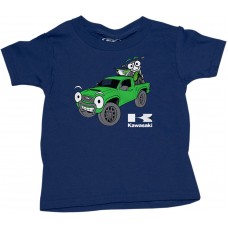 FACTORY EFFEX-APPAREL 22-83120 Toddler Kawasaki Truck T-Shirt - Navy - 2T 3032-2995