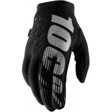 100% 10016-057-10 BRISKER 100% GLOVE BLACK/ 3330-5716
