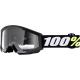 100% 50600-001-02 Strata Mini Goggles - Grom Black - Clear Lens 2601-2467
