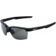 100% 61020-100-57 Sportcoupe Sunglasses - Black - Smoke 2610-1073