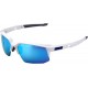 100% 61031-000-75 Speedcoupe Sunglasses - White - Blue Mirror 2610-1107
