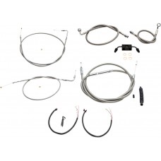 LA CHOPPERS LA-8321KT2-16 15" - 17" Cable Kit for XL w/ ABS 0610-1865