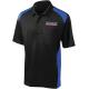THROTTLE THREADS PSU36CS416BRBSM Parts Unlimited Polo Shirt - Black/Blue - Small 3040-2890