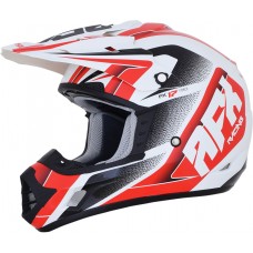 AFX HELMET FX17 P-WHT/RED MD 0110-5245