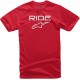 ALPINESTARS (CASUALS) 10387200030202X Ride 2.0 T-Shirt - Red/White - 2XL 3030-16888