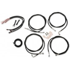 LA CHOPPERS LA-8054KT2-19B Black 18" - 20" Cable Kit for '17 - '19 FL 0610-1950