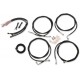 LA CHOPPERS LA-8054KT2-08B Black Mini Cable Kit for '17 - '19 FL 0610-1941