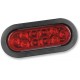 WESBAR 273561 TAILLIGHT LED 6" OVAL RED 2010-0623