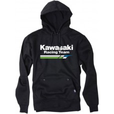 FACTORY EFFEX-APPAREL 18-88124 Kawasaki Racing Pullover Hoodie - Black - Large 3050-3322