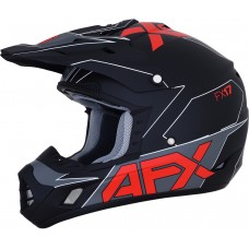 AFX HELMET FX17 M-RED/BLK XL 0110-6487