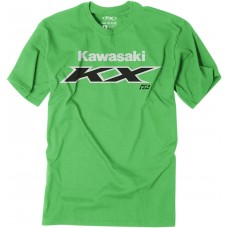 FACTORY EFFEX-APPAREL 23-83104 Youth Kawasaki KX T-Shirt - Green - Large 3032-3221