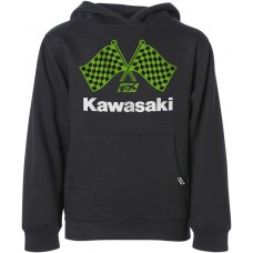 FACTORY EFFEX-APPAREL 23-88122 HOODY Y KAW F-LINE BK MD 3052-0582