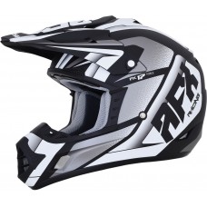 AFX HELMET FX17 MAT BK/WH MD 0110-5198