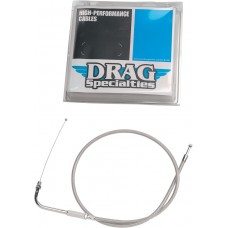 DRAG SPECIALTIES 5341500B 31-3/4" Braided Idle Cable 0651-0100