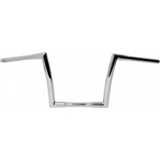 TODD'S CYCLE Chrome 1-1/4" Springer Style Strip Handlebar With 10" Rise 0601-2799