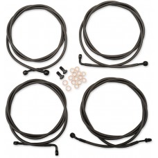 LA CHOPPERS LA-8054KT-19M Midnight 18" - 20" Cable Kit for '17 - '19 FL 0610-1939