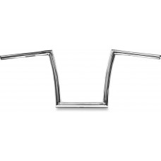 TODD'S CYCLE Chrome 1-1/4" Fat Bobber Strip Handlebar With 12" Rise 0601-2725
