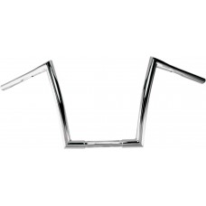 TODD'S CYCLE Chrome 1-1/4" Strip Handlebar With 12" Rise 0601-2711