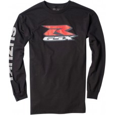 FACTORY EFFEX-APPAREL 17-87414 Suzuki GSXR  Long Sleeve T-shirt - Black - Large 3030-13028