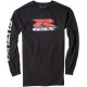 FACTORY EFFEX-APPAREL 17-87412 Suzuki GSXR  Long Sleeve T-shirt - Black - Medium 3030-13027