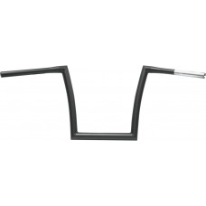 TODD'S CYCLE Flat Black 1-1/4" Fat Bobber Strip Handlebar With 14" Rise 0601-3134