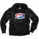 100% 36005-001-10 Official Fleece Zip-Up Hoodie - Black - Small 3050-3428