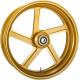 PERFORMANCE MACHINE (PM) 12697814RPROSMG Wheel Pro-Am Rear Gold Ops 18 x 5.5 0202-2162