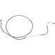 DRAG SPECIALTIES 691182 Front Brake Line FLT 9-13 ABS Stainless Steel 1741-2926