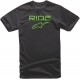 ALPINESTARS (CASUALS) 1038720001060L Ride 2.0 T-Shirt - Black/Green - Large 3030-16890