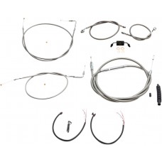 LA CHOPPERS LA-8211KT2-19 18" - 20" Cable Kit for FXD w/ ABS 0610-1844