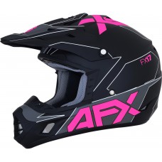 AFX HELMET FX17 M-BLK/PINK MD 0110-6511