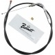 BARNETT 101-30-40012-03 Extended 3" Black Idle Cable for '01 - '10 FXST/I DS-223594