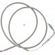 BARNETT 102-30-30007 Stainless Steel Throttle Cable for '81 - '89 FLT/FLHT DS-223995