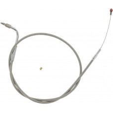 BARNETT 102-30-40012-03 Extended 3" Stainless Steel Idle Cable for '01 - '10 FXST/I DS-223600
