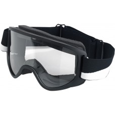 BILTWELL 2101-5101-015 Moto 2.0 Goggles - Black/White 2601-2252