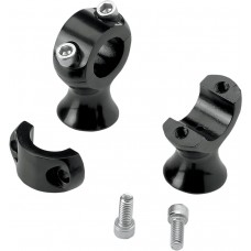 BILTWELL 6401-201-175 RISERS SLIMLINE 1.75" BLK 0602-0568