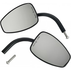 BILTWELL 6504-400-132 MIRROR T-DROP F/HD PR BK 0640-1330