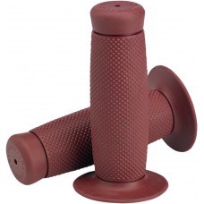 BILTWELL 6704-0301 GRIPS RENEGADE 1" OXBLOOD 0630-2346