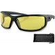BOBSTER EAXL001Y AXL Sunglasses - Gloss Black - Yellow 2610-0608