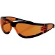 BOBSTER ESH202 Shield II Sunglasses - Gloss Black - Amber 2610-0298