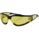 BOBSTER ESH204 Shield II Sunglasses - Gloss Black - Yellow 2610-0851