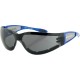 BOBSTER ESH211 Shield II Sunglasses - Gloss Blue - Smoke 2610-0300