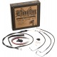 BURLY BRAND B30-1113 Complete Black Vinyl Handlebar Cable/Brake Line Kit For 13" Ape Hanger Handlebars 0610-0814