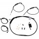 BURLY BRAND B30-1270 Extended Handlebar Cable And Brake Line Kit For Sportsters With ABS And Clubman Handlebars 0662-0586