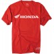 FACTORY EFFEX-APPAREL 15-88330 Honda Horizontal T-Shirt - Red - Medium 3030-12843
