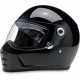 BILTWELL 1004-101-101 Lane Splitter Helmet - Gloss Black - XS 0101-9933